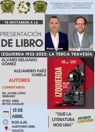 Presentación de libro “Izquierda 1923-2023 La terca travesía”